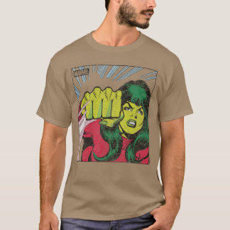 T-shirt SheHulk Bande Dessinée Panel ami