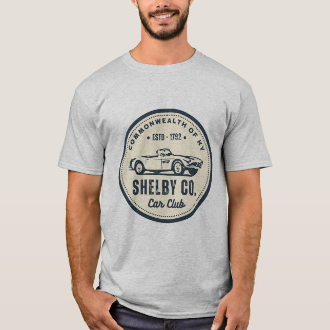 T-shirt Shelby Co. Car Club (Devant)