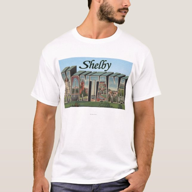 T-shirt Shelby, Montana (Devant)