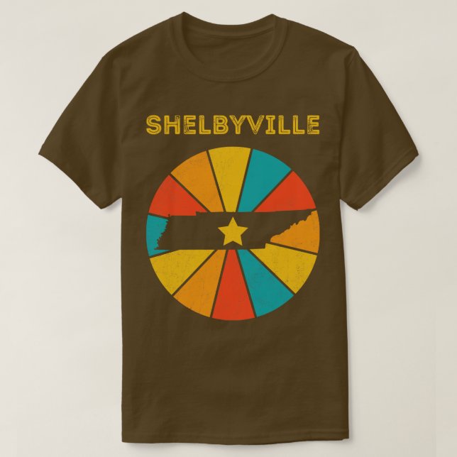 T-shirt Shelbyville Tennessee Souvenir Vintage (Design devant)