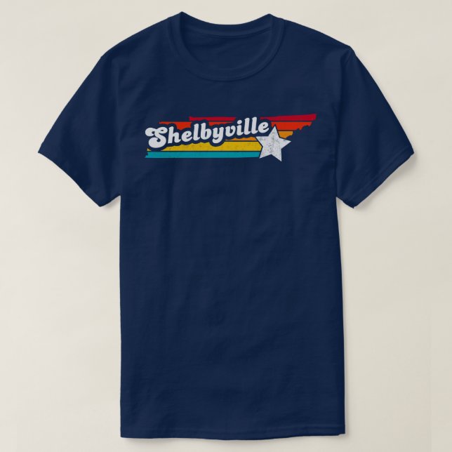 T-shirt Shelbyville Tennessee Souvenir Vintage (Design devant)