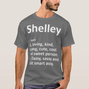 T-shirt SHELLEY Définition Personnalisée Funny Birthday