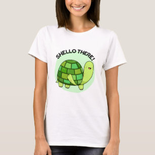 T-shirt Shello There Funny Tortoise Pun