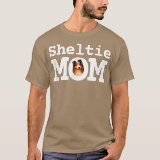 T-shirt Shelter Mom Cute Shetland Sheepdog