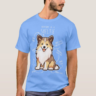 T-shirt Sheltie Shetland Sheepdog Anatomie 4