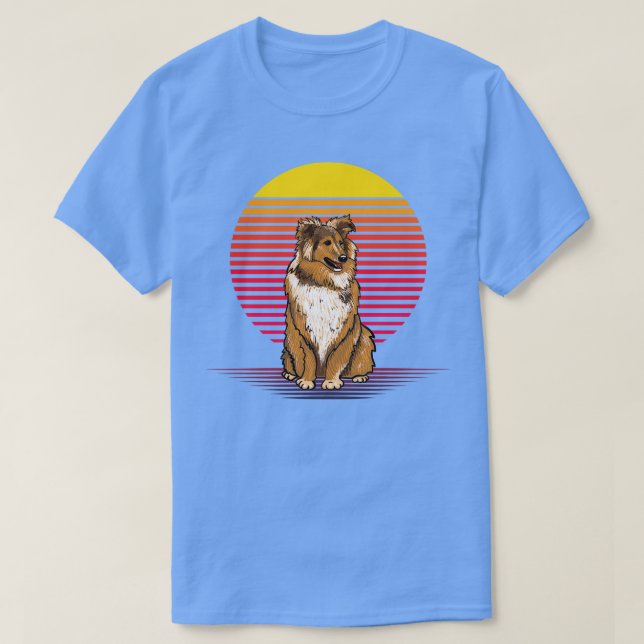 T-shirt Sheltie Vapor (Design devant)