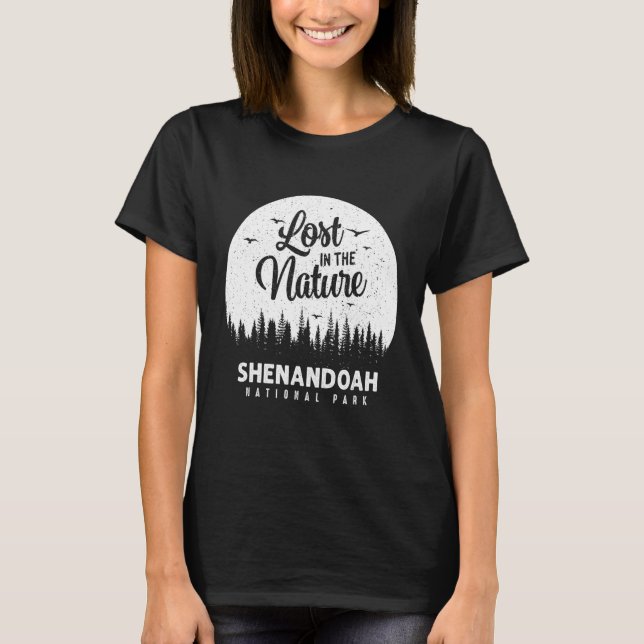 T-shirt Shenandoah National Park Nature Souvenir Virginia  (Devant)