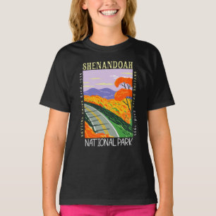 T-shirt Shenandoah National Park Skyline Drive déstabilisé