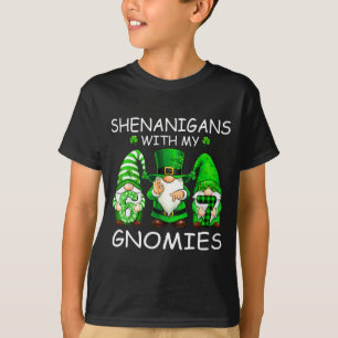 T-shirt Shenanigans avec des gnomies drôle 6 7 mème st pat