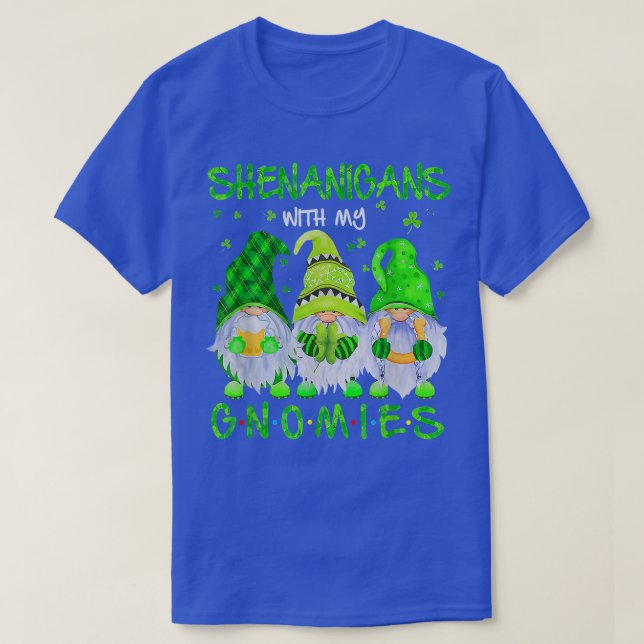 T-shirt Shenanigans avec mes filles Gnome de la Saint Patr (Design devant)