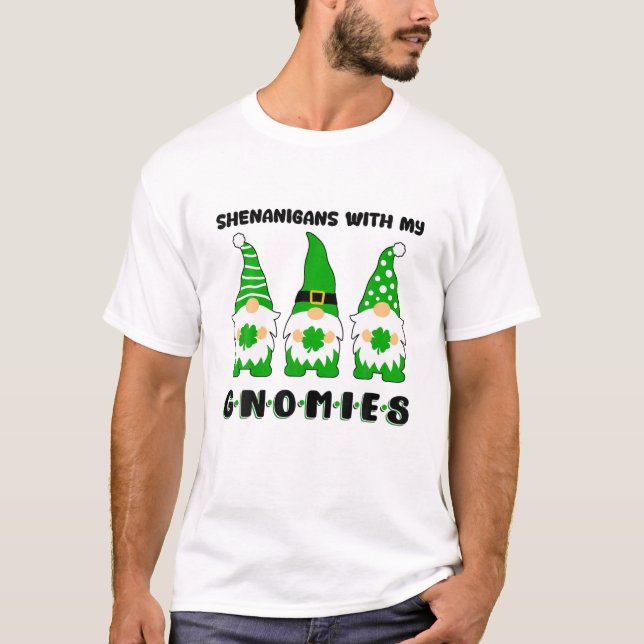 T-shirt Shenanigans avec mes nymphes Bonne St Patrick's Da (Devant)