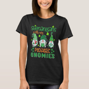 T-shirt Shenanigans Avec Mes St patrick De Gnomes Pédiatri