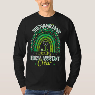 T-shirt Shenanigans Avec Mon St patrick Assistant Médicale