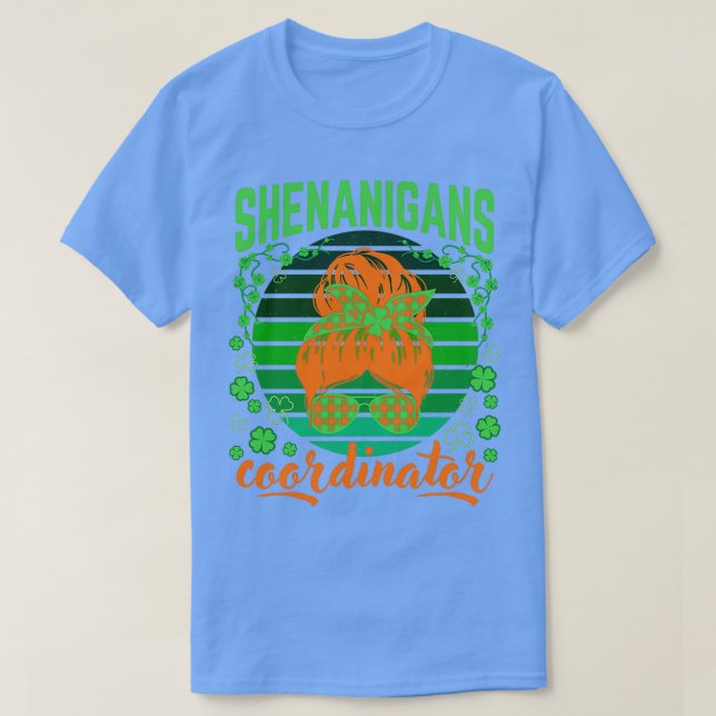 T-shirt Shenanigans coordinateur Funky Irlandais enseignan (Design devant)