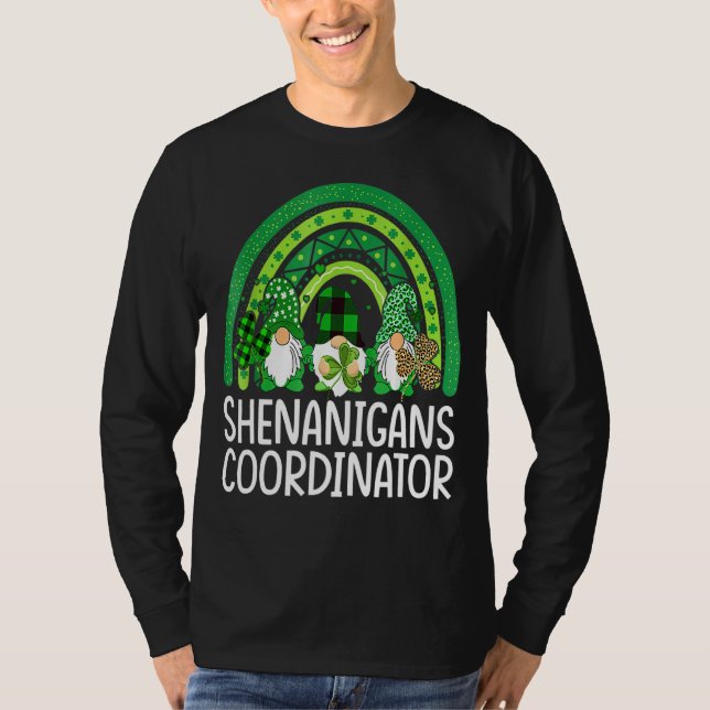 T-shirt Shenanigans coordinateur Gnomies Patricks Day Gnom (Devant)