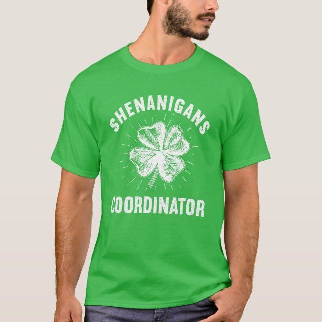 T-shirt Shenanigans coordinateur St Patrick's Day Irish Te (Devant)