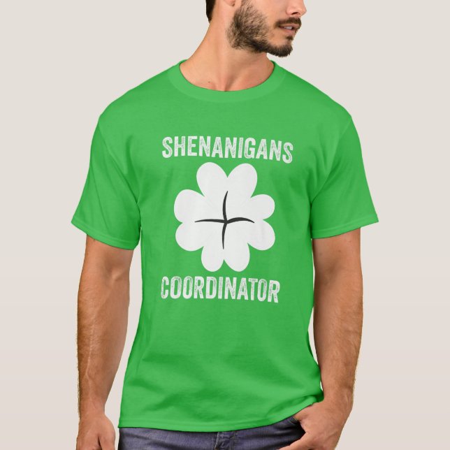 T-shirt Shenanigans Coordinator Funny St Patricks Day Teac (Devant)