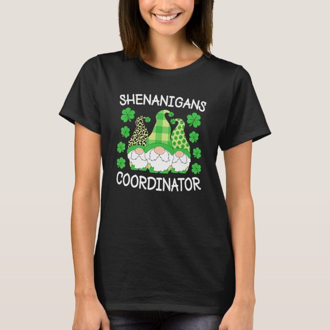 T-shirt Shenanigans Coordinator Teachers St Patricks Day G (Devant)