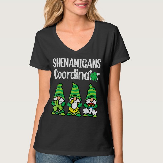 T-shirt Shenanigans Coordonnateur Jour de la Saint Patrick (Devant)