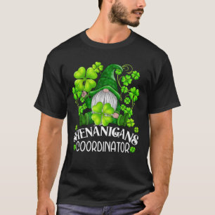 T-shirt Shenanigans Coordonnateur Saint Patricks Day Gnome