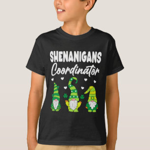 T-shirt Shenanigans Coordonnateur Shamrock Jour de la Sain