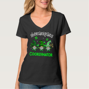 T-shirt Shenanigans Coordonnateur Vert Trois Gnomes St Par