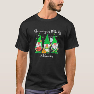 T-shirt Shenanigans Drôle Avec Mes Gnomies LNA St patrick
