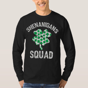 T-shirt Shenanigans Squad Chemise Saint Patrick Hommes Fem
