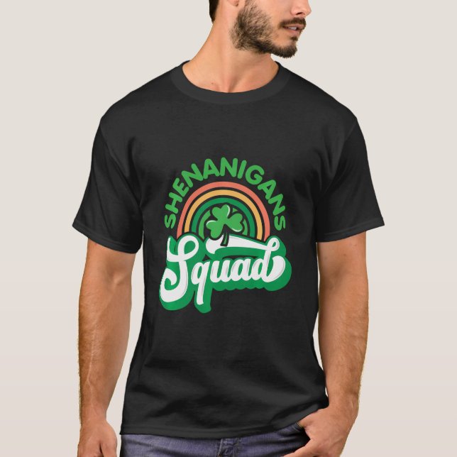 T-shirt Shenanigans Squad - Drôle Saint Patrick'S Day Drin (Devant)