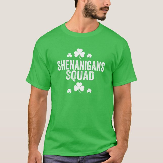 T-shirt Shenanigans Squad Drôle St. Patrick's Day Correspo (Devant)