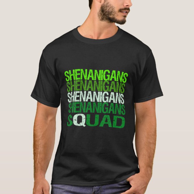 T-shirt Shenanigans Squad Drôle St. Patrick's Day Correspo (Devant)
