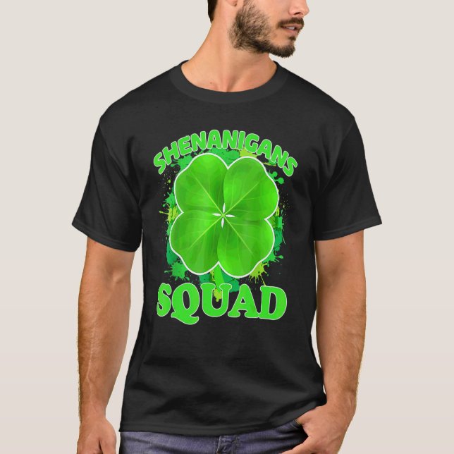 T-shirt Shenanigans Squad Enseignant Jour de la Saint Patr (Devant)