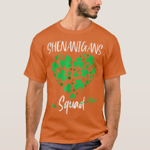 T-shirt Shenanigans Squad Funny Jour de la Saint Patrick S