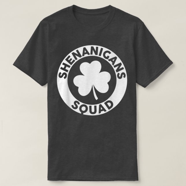 T-shirt Shenanigans Squad Funny St Patrick's Day Matching  (Design devant)