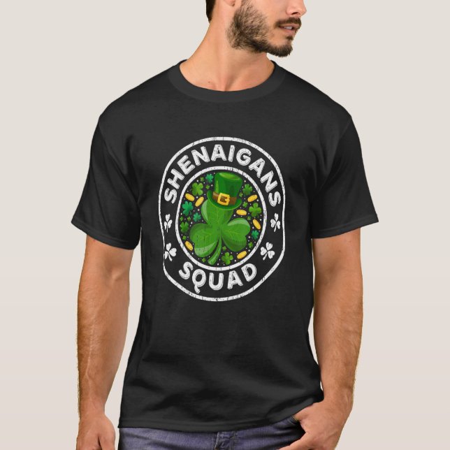 T-shirt Shenanigans Squad Funny St Patrick's Day Matching  (Devant)