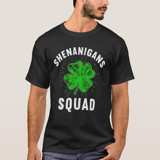 T-shirt Shenanigans Squad Irish Funny Saint Patricks Day (Devant)