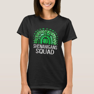 T-shirt Shenanigans Squad Irish Retro Shamrock St Patrick'