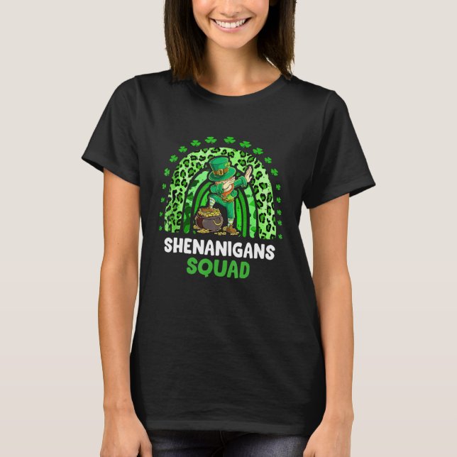 T-shirt Shenanigans Squad Irish St Patricks Day Dabbing Le (Devant)