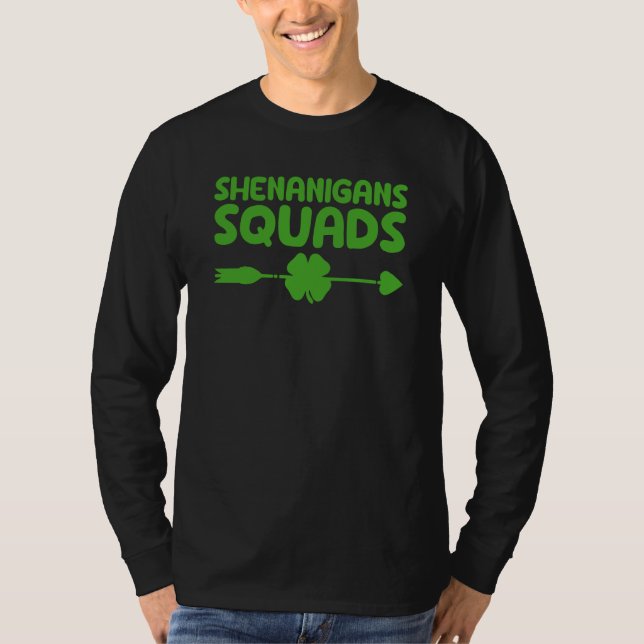 T-shirt Shenanigans Squad Irish St Patricks Day Shamrock (Devant)