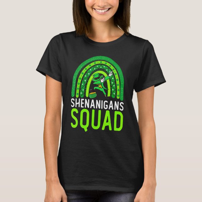 T-shirt Shenanigans Squad Irlandais drôle Saint Patrick's  (Devant)