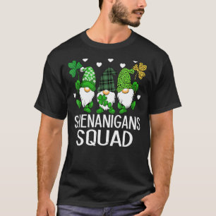 T-shirt Shenanigans Squad Jour de la Saint Patrick Gnomes 