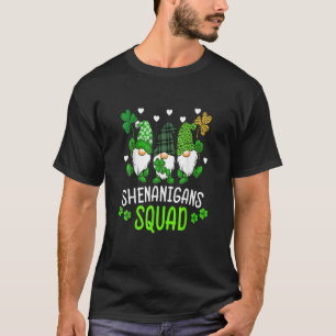 T-shirt Shenanigans Squad Jour de la Saint Patrick Gnomes 