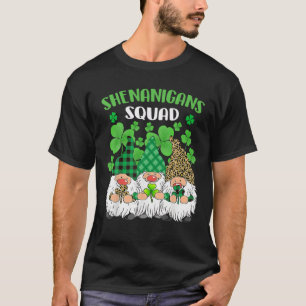 T-shirt Shenanigans Squad Jour de la Saint Patrick Gnomes 