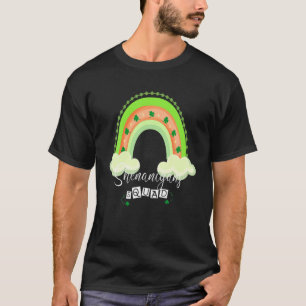 T-shirt Shenanigans Squad Jour de la Saint Patrick Vert Fi
