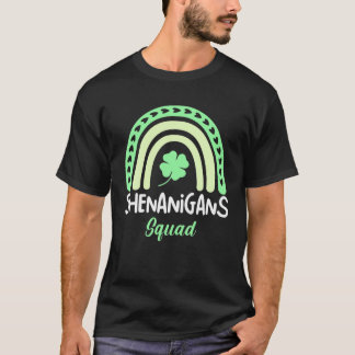 T-shirt Shenanigans Squad Rainbow St Patrick's Day Hommes
