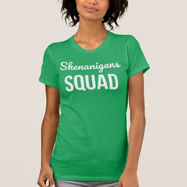 T-shirt Shenanigans Squad St Patrick's Day (Devant)
