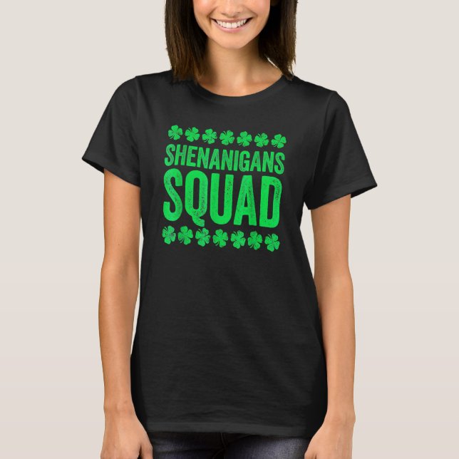 T-shirt Shenanigans Squad St Patrick's Day_12 (Devant)
