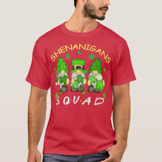 T-shirt Shenanigans Squad St Patrick's Day Gnomies Cadeaux