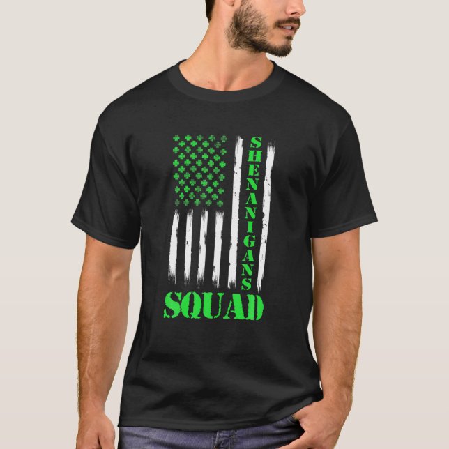 T-shirt Shenanigans Squad St Patrick's Day Hommes Femmes (Devant)