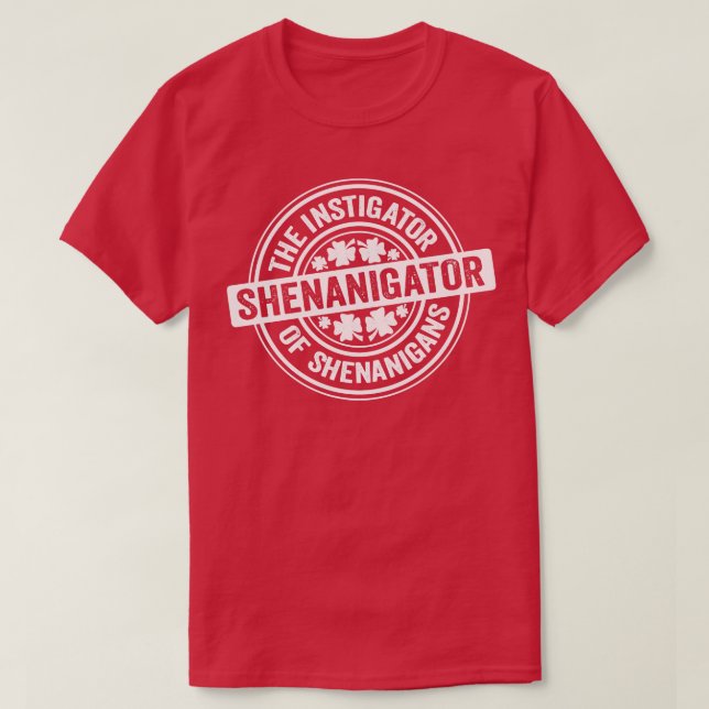 T-shirt Shenanigateur blanc (Design devant)